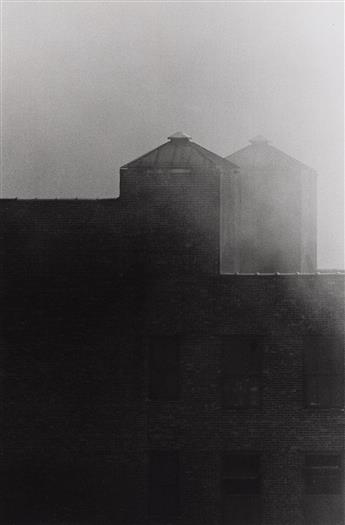 WOLF VON DEM BUSSCHE (1934-2014) A suite of 12 atmospheric photographs of the World Trade Center and Washington Square, N.Y. 1976.